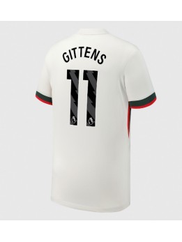 Billige Chelsea Jamie Gittens #11 Bortedrakt 2025-26 Kortermet